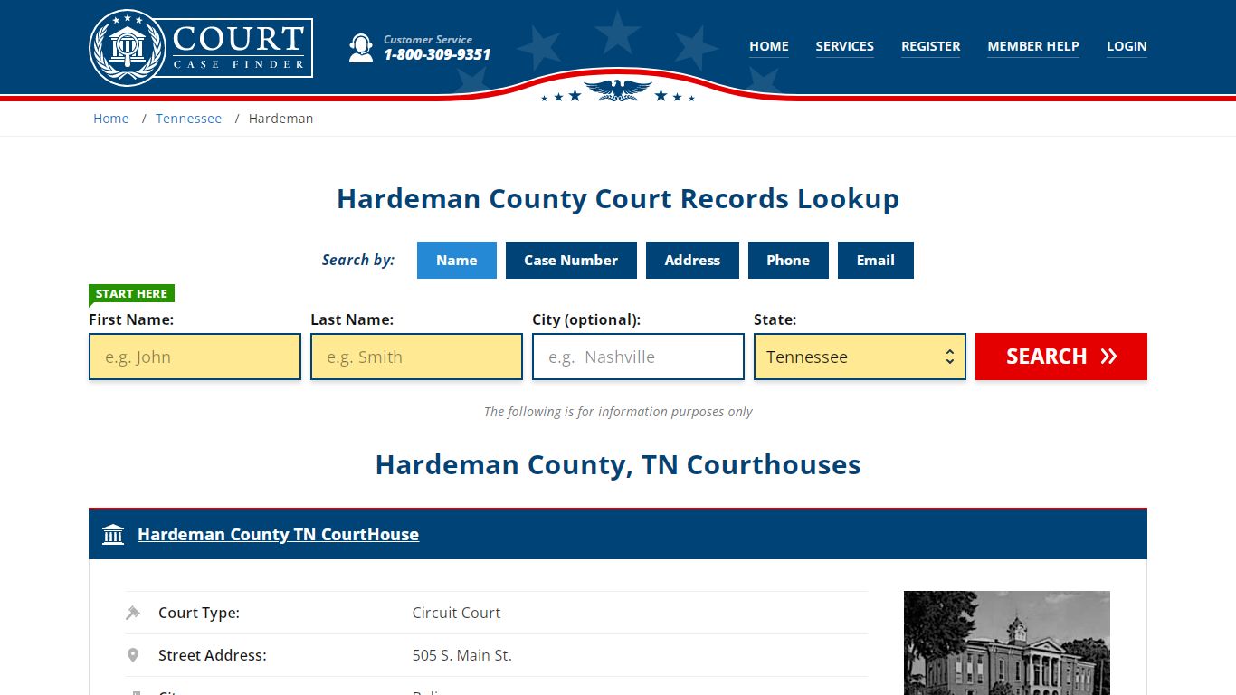 Hardeman County Court Records | TN Case Lookup